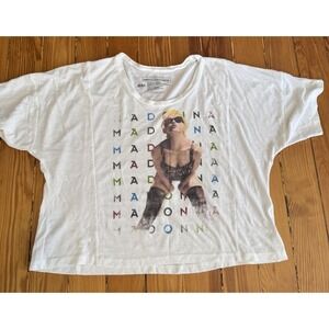 Madonna Screen Print Oversized Soft Tee Size S/M Band Tee